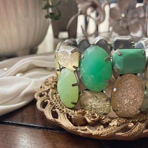 Seafoam Jeweled Bracelet